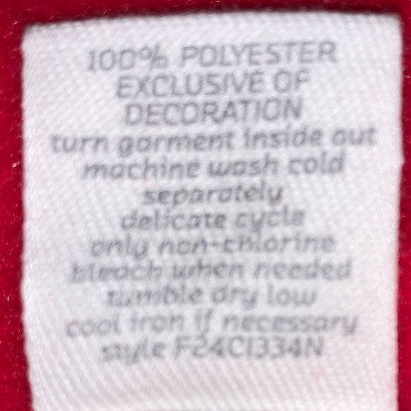 Baby Girl 3-Month Red Hat and Coat with Black Fur Buttons - Picture 5 of 5